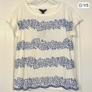 Tommy Bahama Palm Leaf Top Size Small NWT